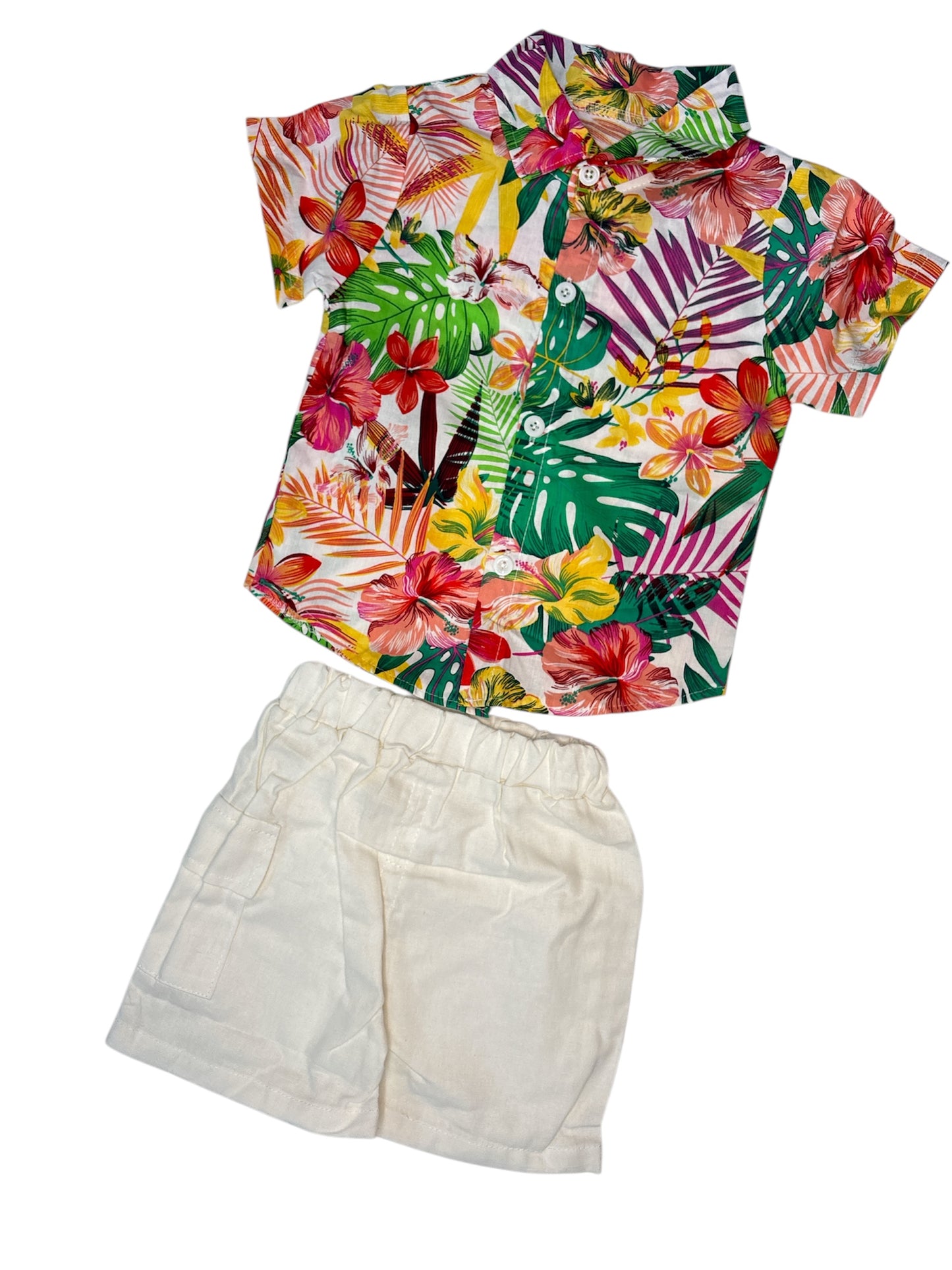 Ensemble chemise hawai