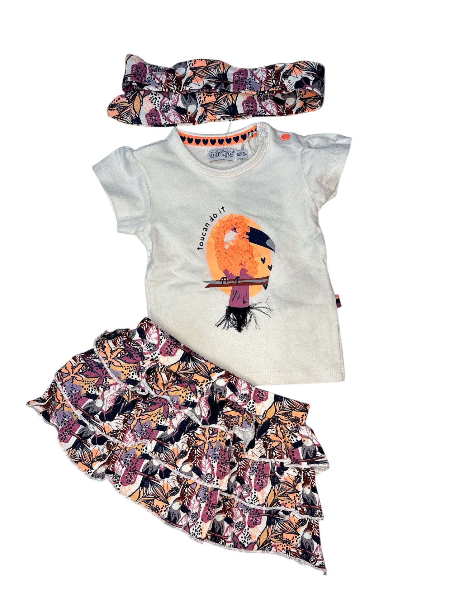 Ensemble jupe toucan