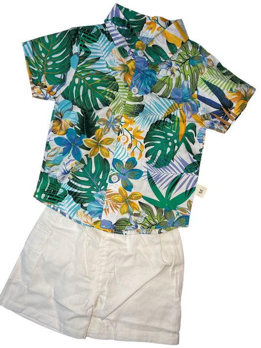 Ensemble chemise hawai