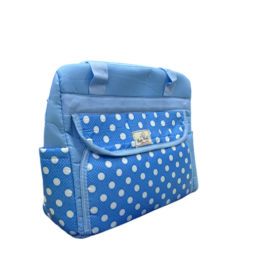 Sac de transport à pois blanc