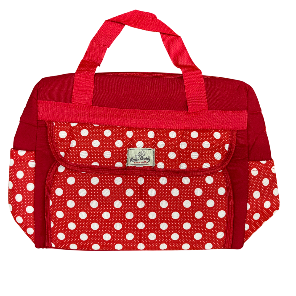Sac de transport à pois blanc