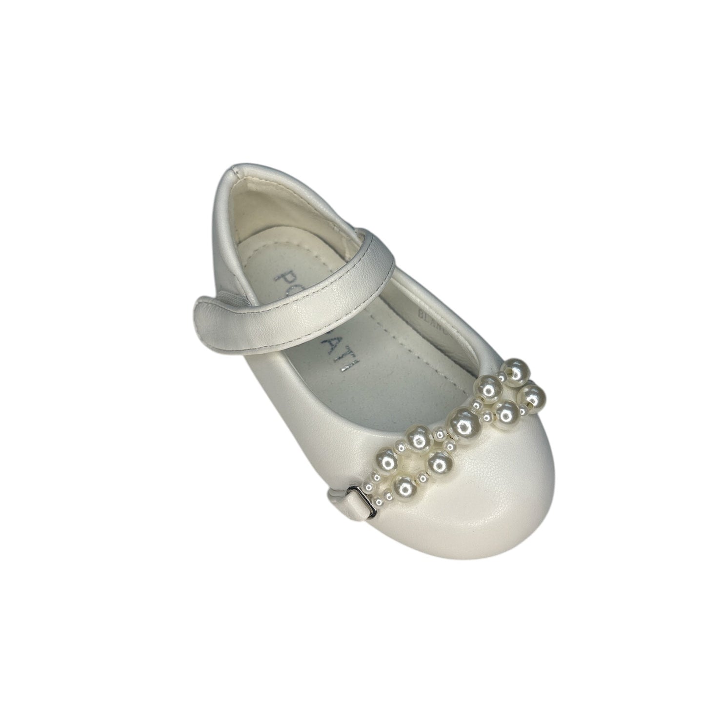Chaussure communion fille avec perle