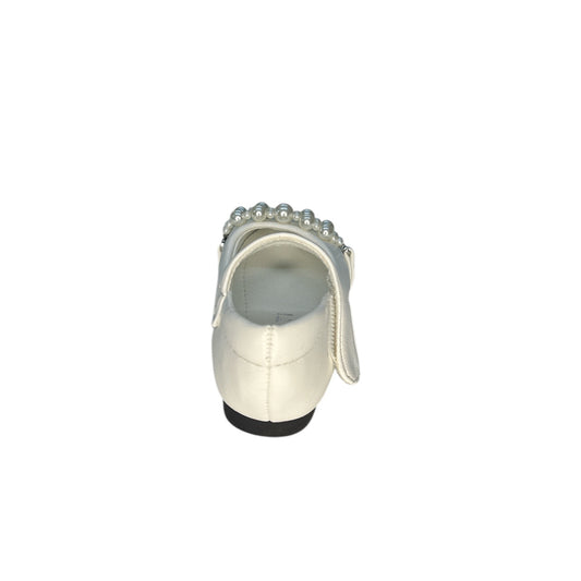 Chaussure communion fille avec perle