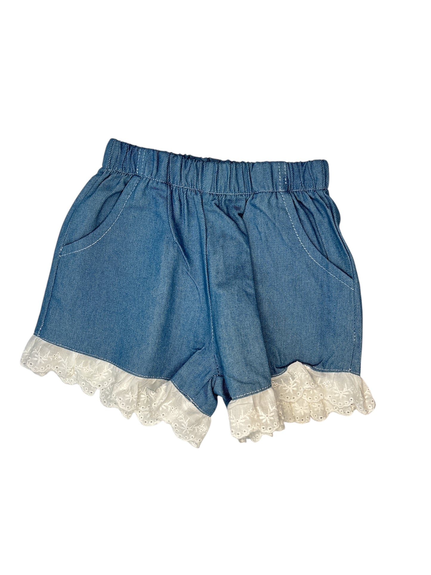Ensemble short dentelle